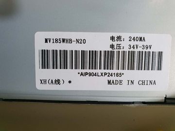 Pin BOE de MV185WHB-N20 84PPI 30 panneau d'affichage d'affichage à cristaux liquides de 18,5 pouces