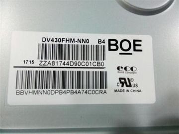 acheter BOE 43 pouces grand écran LCD 400CCD / M2 luminosité pour le lecteur d'avis online manufacture