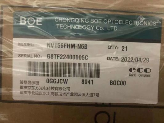 Un bon prix. 400CD/M2 30PIN BOE Moniteur Panneau PC LCD Module 15.6 Pouces NV156FHM-N6B TFT LCD Écran en ligne