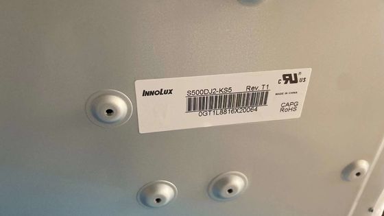 Écran LCD Innolux de 50 pouces avec une résolution de 3840*2160 pixels et 1,07 milliard de couleurs pour l'affichage dynamique