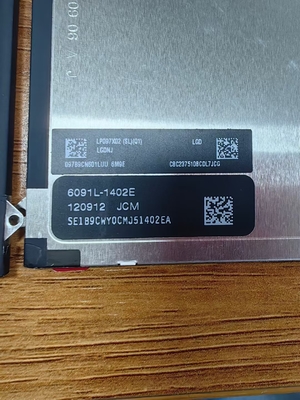 LP097X02-SLQ1 Écran LCD de 9,7 pouces 1024x768Pixels 132PPI 30PIN Panneau tactile pour ordinateur portable