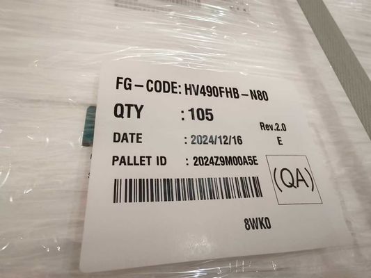 Un bon prix. Panneau d'affichage LCD BOE 49 pouces HV490FHB-N80 avec une résolution de 1920*1080 pixels, un connecteur 51 broches et une luminosité de 500 cd en ligne