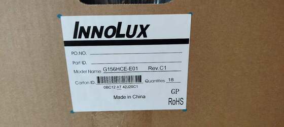 Un bon prix. Panneau LCD Innolux 15,6 pouces avec une résolution de 1920x1080 pixels, une luminosité de 450cd/m² et une interface à 40 broches pour écran LCD industriel en ligne