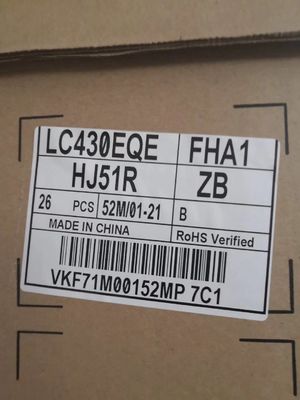 Un bon prix. LC430EQE FHA1 a mené le panneau d'affichage de TV, 3840 * 2160 pixels menés montrent des écrans de TV en ligne