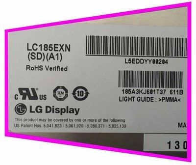 Un bon prix. Panneau d'écran LCD LG 18,5 pouces avec luminosité de 300 cd/m² et écran TFT-LCD avec 16,7 millions de couleurs en ligne