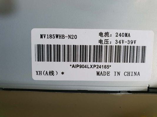 Un bon prix. MV185WHB-N20 84PPI 30 broches BOE Panneau d'affichage LCD de 18,5 pouces en ligne