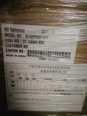 Un bon prix. Module LCD AUO de 19 pouces avec résolution 1440 × 900 250 cd / m2 luminosité et connecteur à 30 broches pour moniteur de bureau en ligne