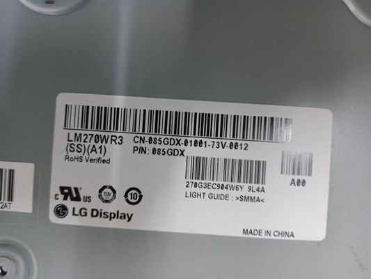 Un bon prix. Écran LCD industriel 27 pouces résolution 3480x2160 avec luminosité 350 cd/m² et dalle IPS 30 broches en ligne